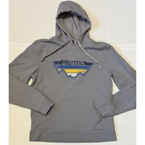 MARMOT Mountain - Men's Gray Pullover Hoodie - Size Medium
